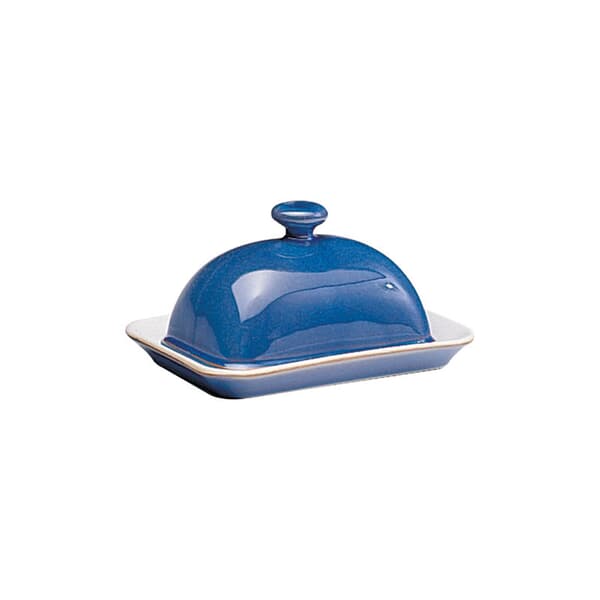 Denby Imperial Blue Butter Dish