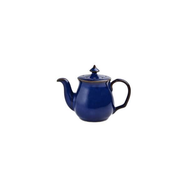 Denby Imperial Blue Teapot Pepper Pot