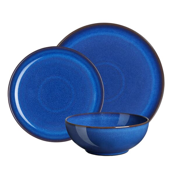 Denby Imperial Blue 12 Piece Coupe Box Set