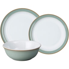 Denby Regency Green 12 Piece (Medium Plate) Tableware Set
