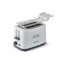 Ariete Qubi 2 Slice Toaster with Stainless Steel Clamps White
