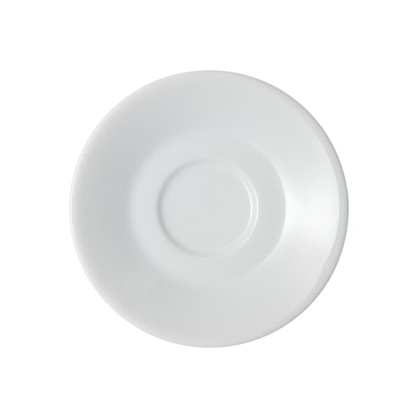 Denby White Espresso Saucer