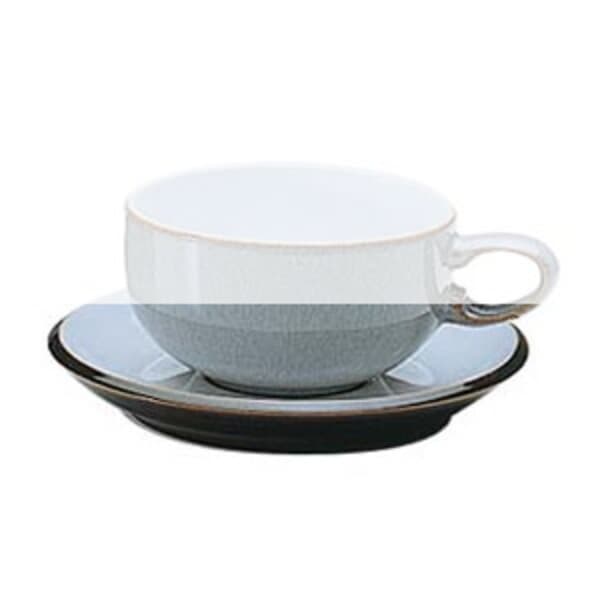 Denby Jet Grey Tea Saucer