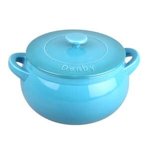 Denby Azure Round Ceramic Casserole