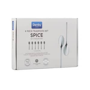 Denby Cutlery - Spice 6 Piece Teaspoon Set