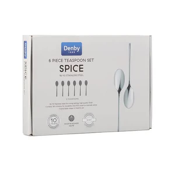 Denby Cutlery - Spice 6 Piece Teaspoon Set