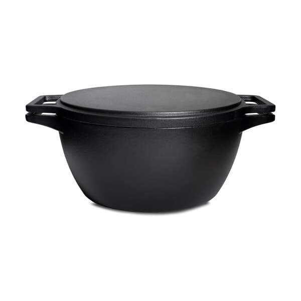 CrushGrind 4 In 1 Multifunctional Cast Iron Dutch Oven