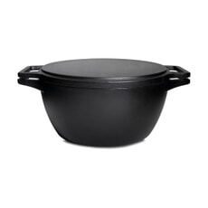CrushGrind 4 In 1 Multifunctional Cast Iron Dutch Oven