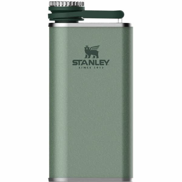 Stanley Classic Easy Fill Wide Mouth Flask 0.23L Hammertone Green