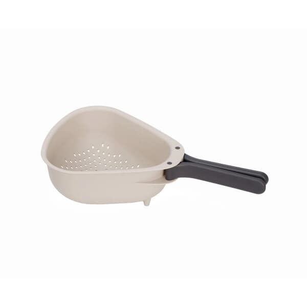 Joseph Joseph Droplet Large White Colander with Folding Handle