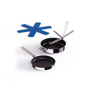 Joseph Joseph Space Steel Folding Handle Non-Stick 2-piece Frying Pan Set
