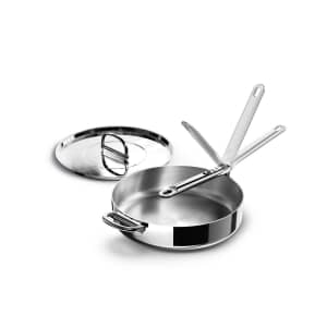 Joseph Joseph Space Steel Folding Handle 28cm Saute Pan and Lid
