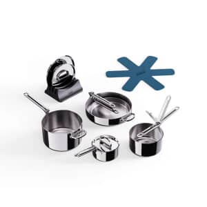 Joseph Joseph Space Steel Folding Handle 5-Piece Cookware Set