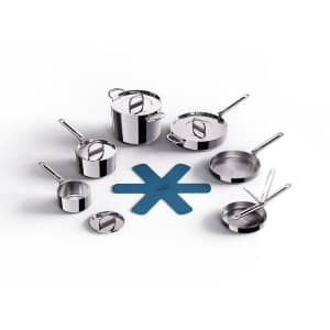 Joseph Joseph Space Steel Folding Handle 6-Piece Cookware Set