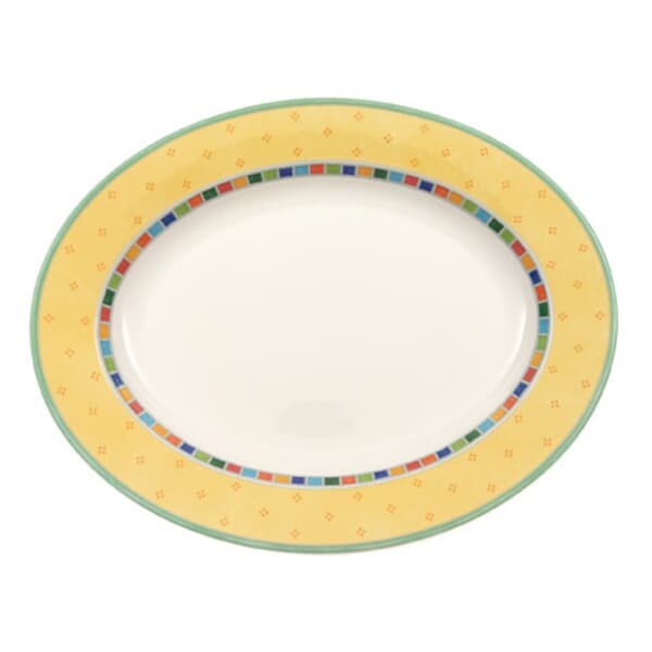 Villeroy And Boch Twist Alea Limone Oval Platter 41cm