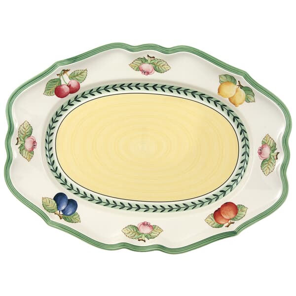 Villeroy And Boch French Garden Fleurence oval platter 37cm