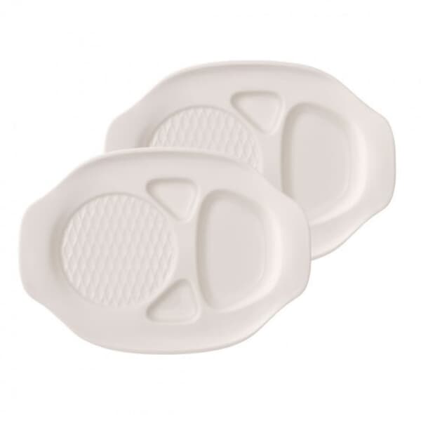 Villeroy and Boch BBQ Passion Burger Plates Set Of 2