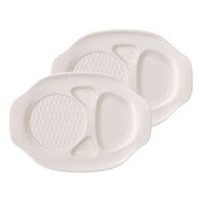 Villeroy and Boch BBQ Passion Burger Plates Set Of 2