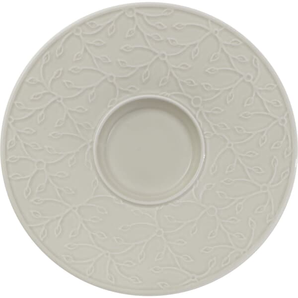 Villeroy and Boch Caffe Club Floral Touch Of Smoke - White Coffee Saucer