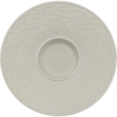 Villeroy and Boch Caffe Club Floral Touch Of Smoke - White Coffee Saucer