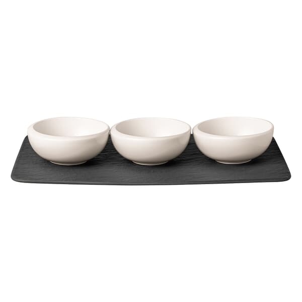 Villeroy and Boch New Moon White - Dipping Bowl Set