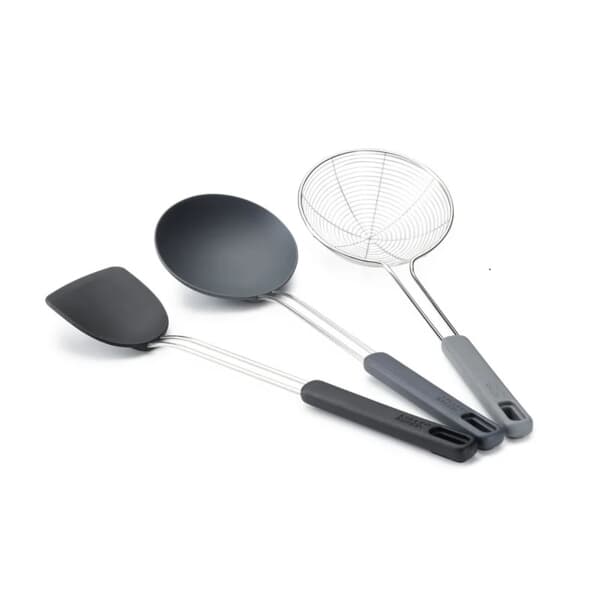 Joseph Joseph Nest Fusion 3 Piece Black Wok Utensil Set