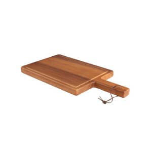 T&G Woodware Small Chunky Handled Board With Leather Tie