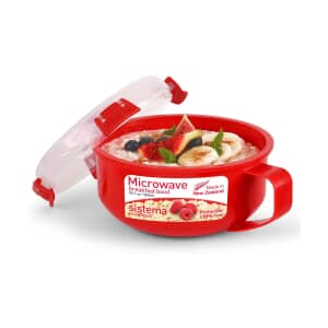 Sistema Microwave Breakfast Bowl Red 850ml