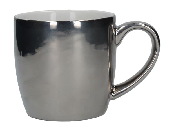 London Pottery Globe Mug Silver