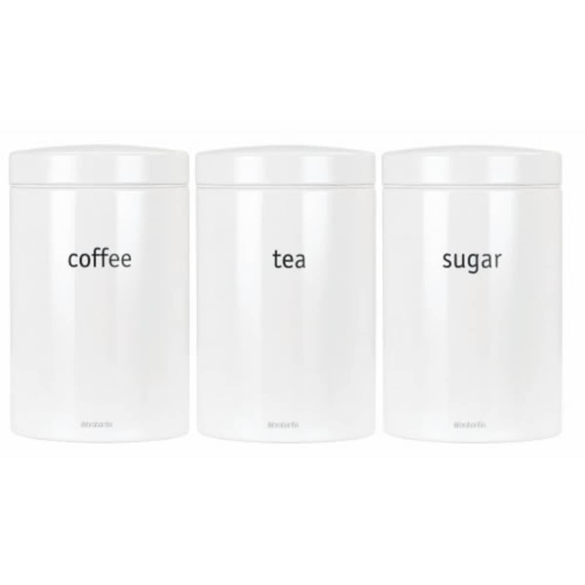 Brabantia Piece Canister Set White