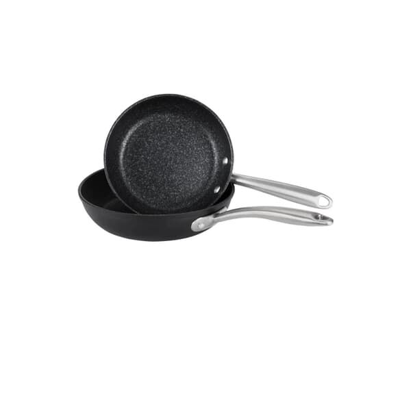 Prestige Scratch Guard Aluminium Frypan Set 21cm And 25cm