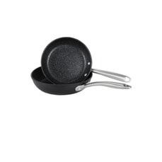 Prestige Scratch Guard Aluminium Frypan Set 21cm And 25cm