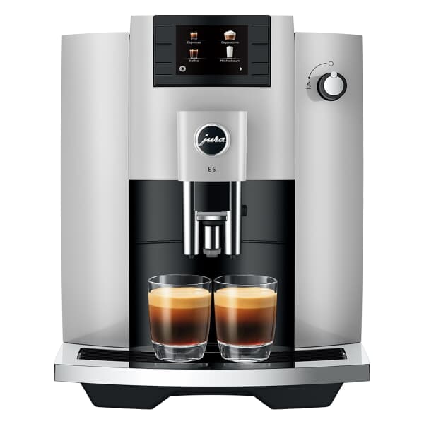 Jura E6 Automatic Bean to Cup Coffee Machine Platinum