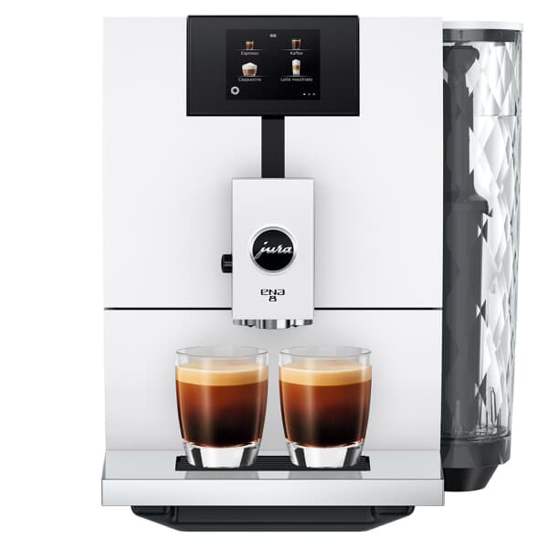 Jura ENA 8 Automatic Bean to Cup Coffee Machine Nordic White