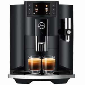 Jura E8 Automatic Bean To Cup Coffee Machine Piano Black (INTC)