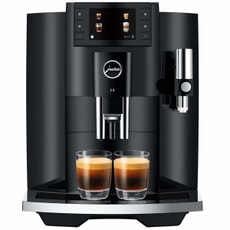 Jura E8 Automatic Bean To Cup Coffee Machine Piano Black (INTC)
