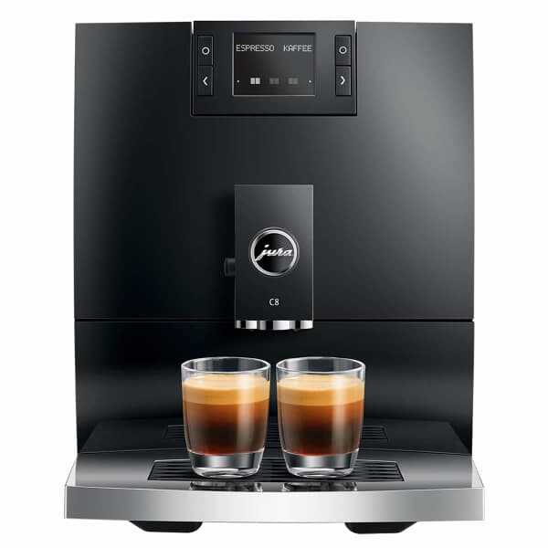 Jura C8 Automatic Bean To Cup Coffee Machine Piano Black