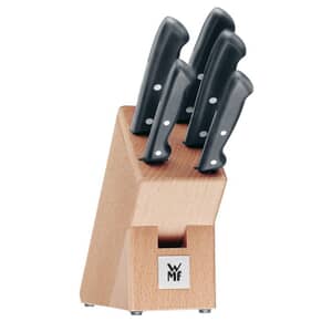 WMF Classic Line Set Of 5 Kitchen Knives And Block