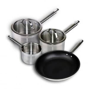 Denby Stainless Steel 4 Piece Pan Set