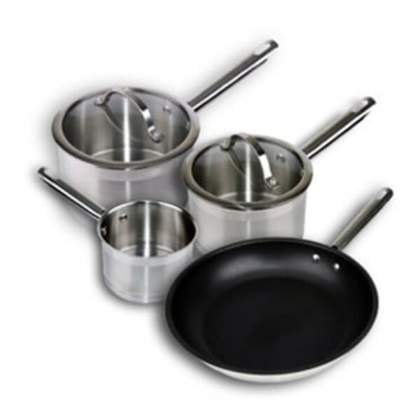 Denby Stainless Steel 4 Piece Pan Set
