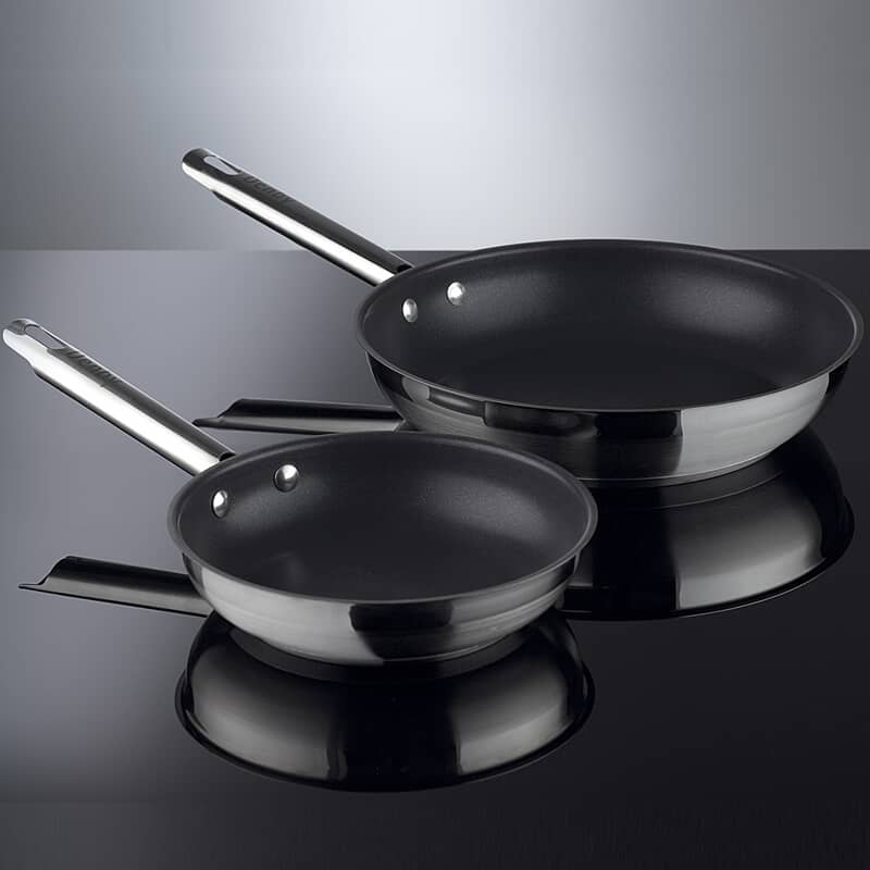 Denby Stainless Steel - 2 Piece Frying Pan Set - (188010830) - ECookshop