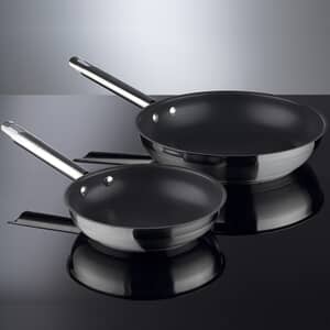 Denby Stainless Steel 2 Piece Frying Pan Set