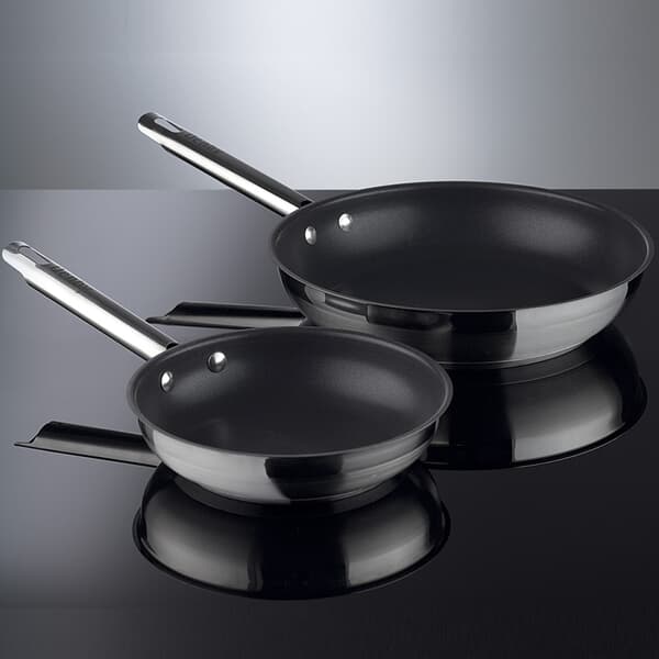 Denby Stainless Steel 2 Piece Frying Pan Set