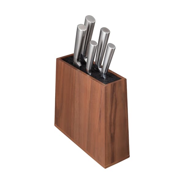 Denby 5 Piece Knife Set In Acacia Block