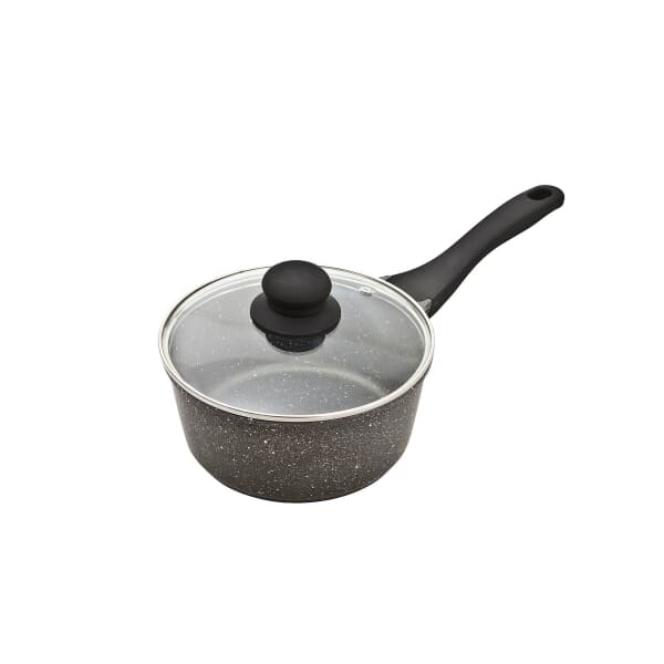 Denby Granite Effect Cast Aluminium 20cm Saucepan With Lid