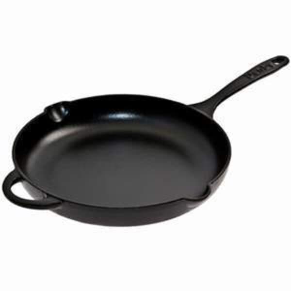 Denby Jet Black Cast Iron 26cm Round Skillet