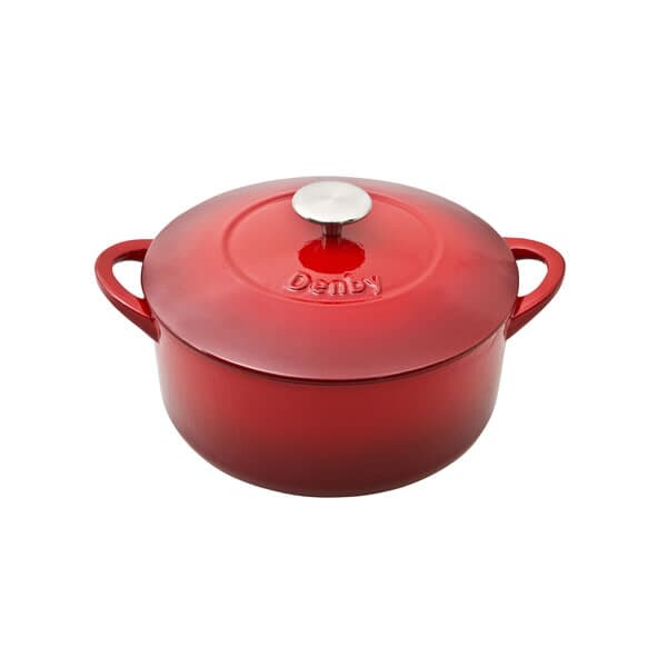 Denby Pomegranate Cast Iron 24cm Round Casserole