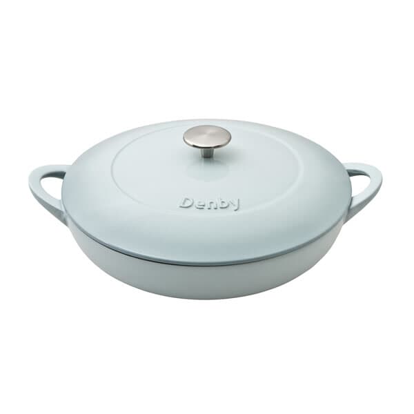 Denby Pavilion Cast Iron 30cm Shallow Casserole