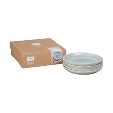 Denby Halo Speckle Coupe Medium Plate Set Of 4