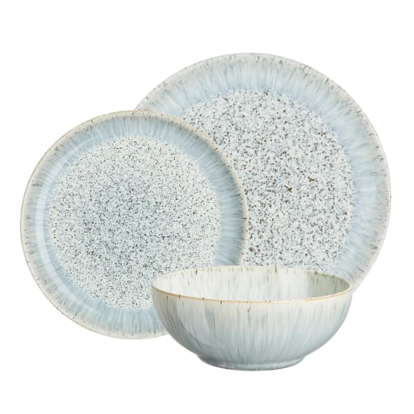 Denby Halo Speckle 12 Piece Box Set